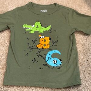 The Children's Place Green ABC Animal Tee